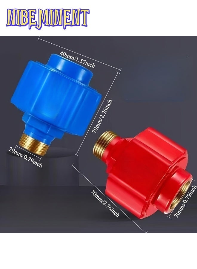 NIBEMINENT 3pcs Household Electric Water Heater Universal Type Insulation Wall Copper Connector Large Flow Anti-Electric Shock Safety Anti-Electric Wall Leakage Proof, Safer Bathing - Image 4